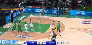 太吓人了，CBA辽宁119-97大胜广东，这场比赛辽宁张镇麟有2个很吓人的球，这