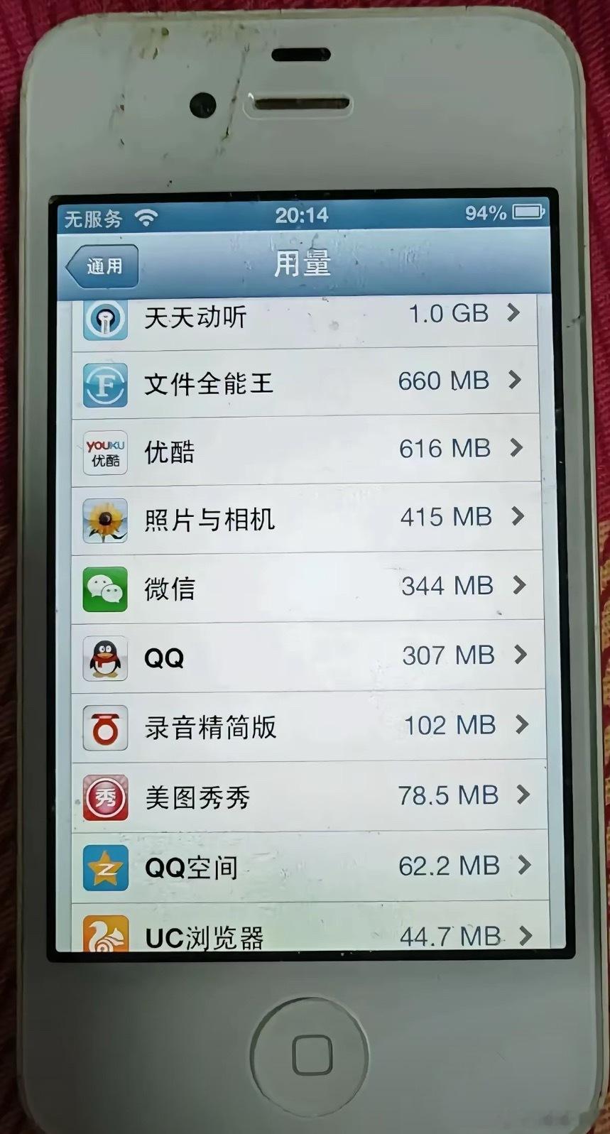 10年前的智能手机内存小，app占空间也很小。现在内存大了，随便一个游戏应用动不