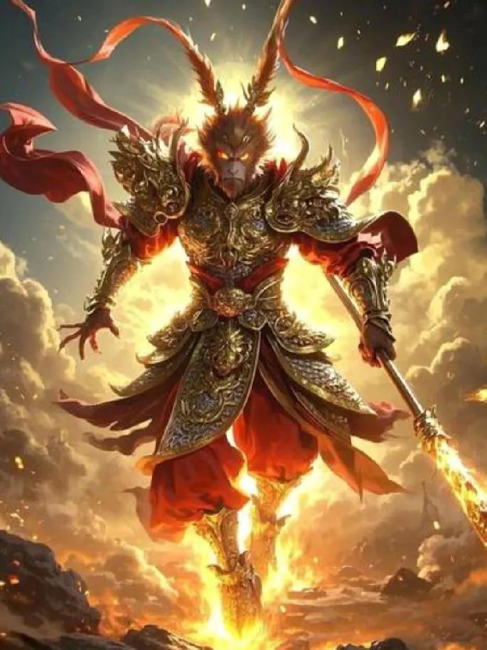 《齐天大圣》
 原创
金箍擎昊斗苍穹，
敢向凌霄啸长风。
历尽尘魔修正果，
千秋