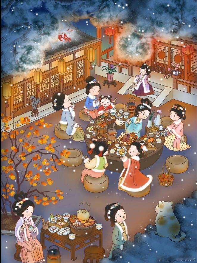 百子纳福年味拿捏 北方百子裹棉袄抢饺子，南方娃穿单衣包汤圆，《百子纳福》里的热闹