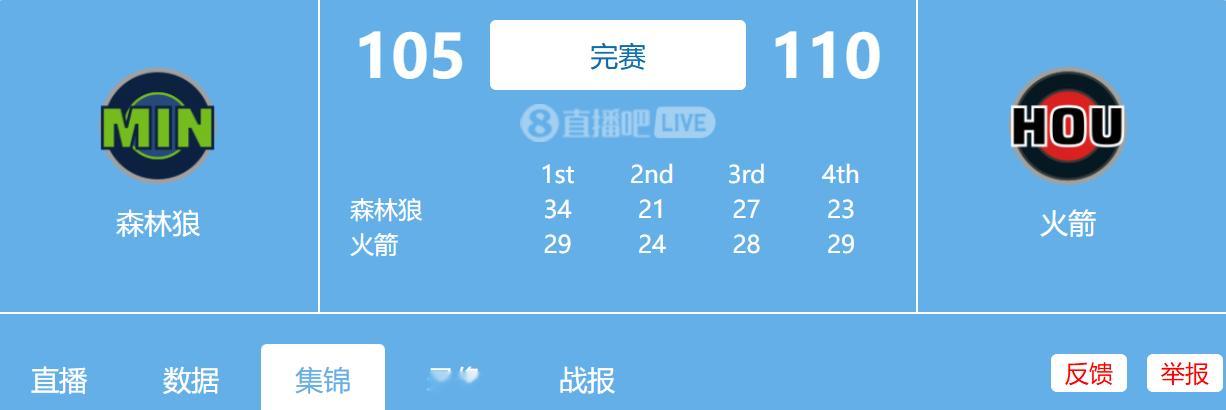 名称：1.17日 NBA常规赛 森林狼vs火箭描述：罚球打铁大战！火箭苦战击退无