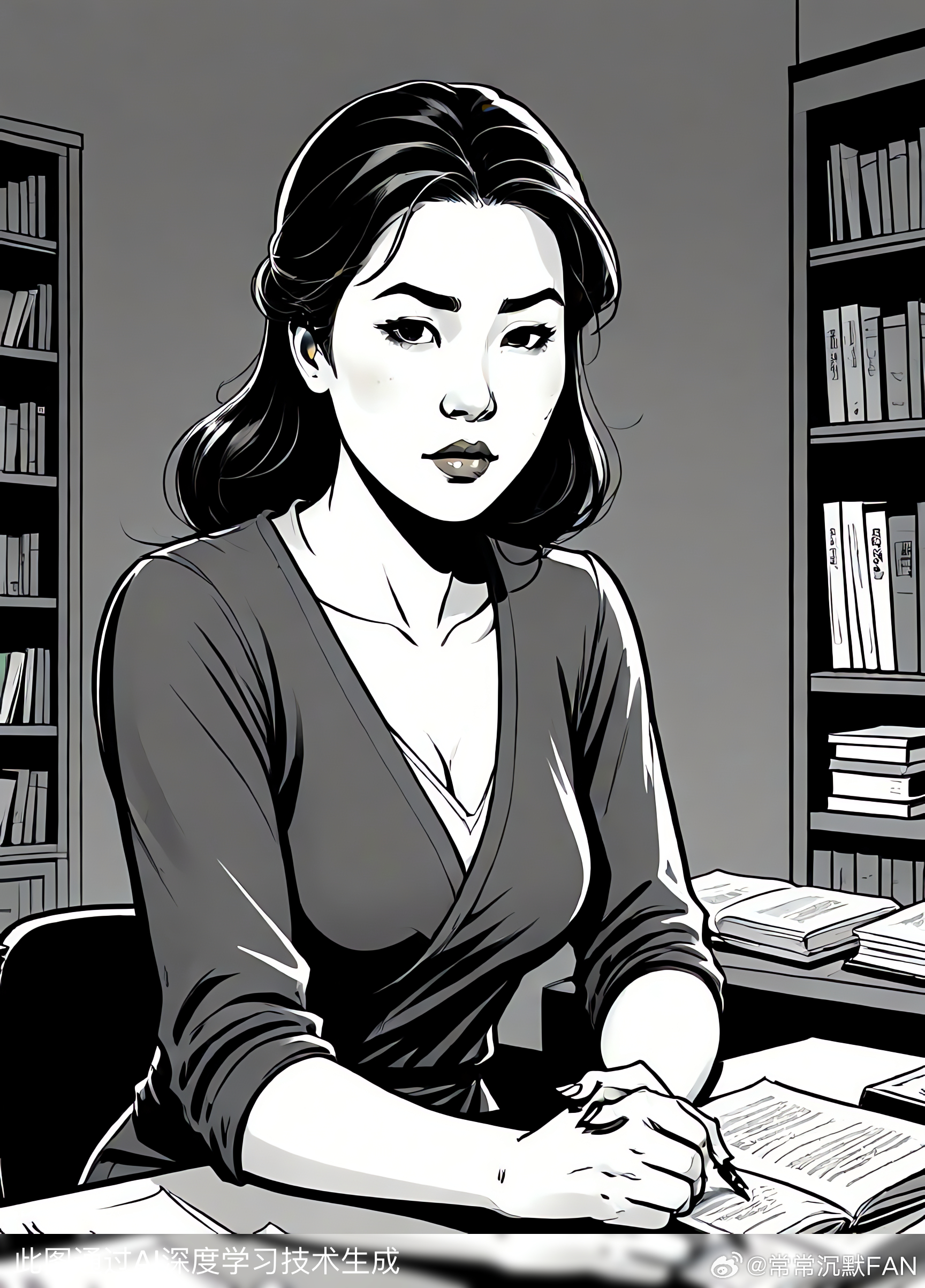 Han  女士心里恨每一个人 