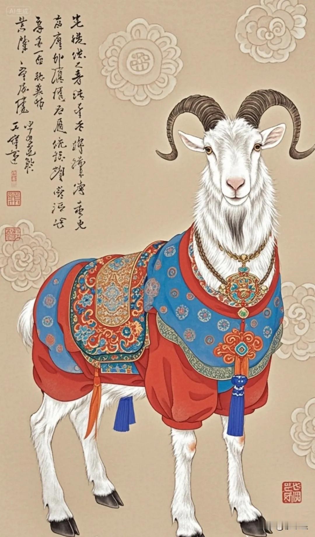 91年羊，放宽心，
给你撑腰的人马上就要来了，
你现在就去写下“靠山”这两个字，