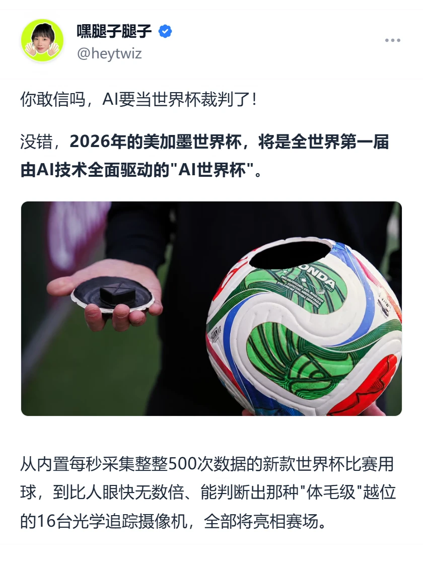AI已经踢进世界杯了，人机未来会什么样？🫪