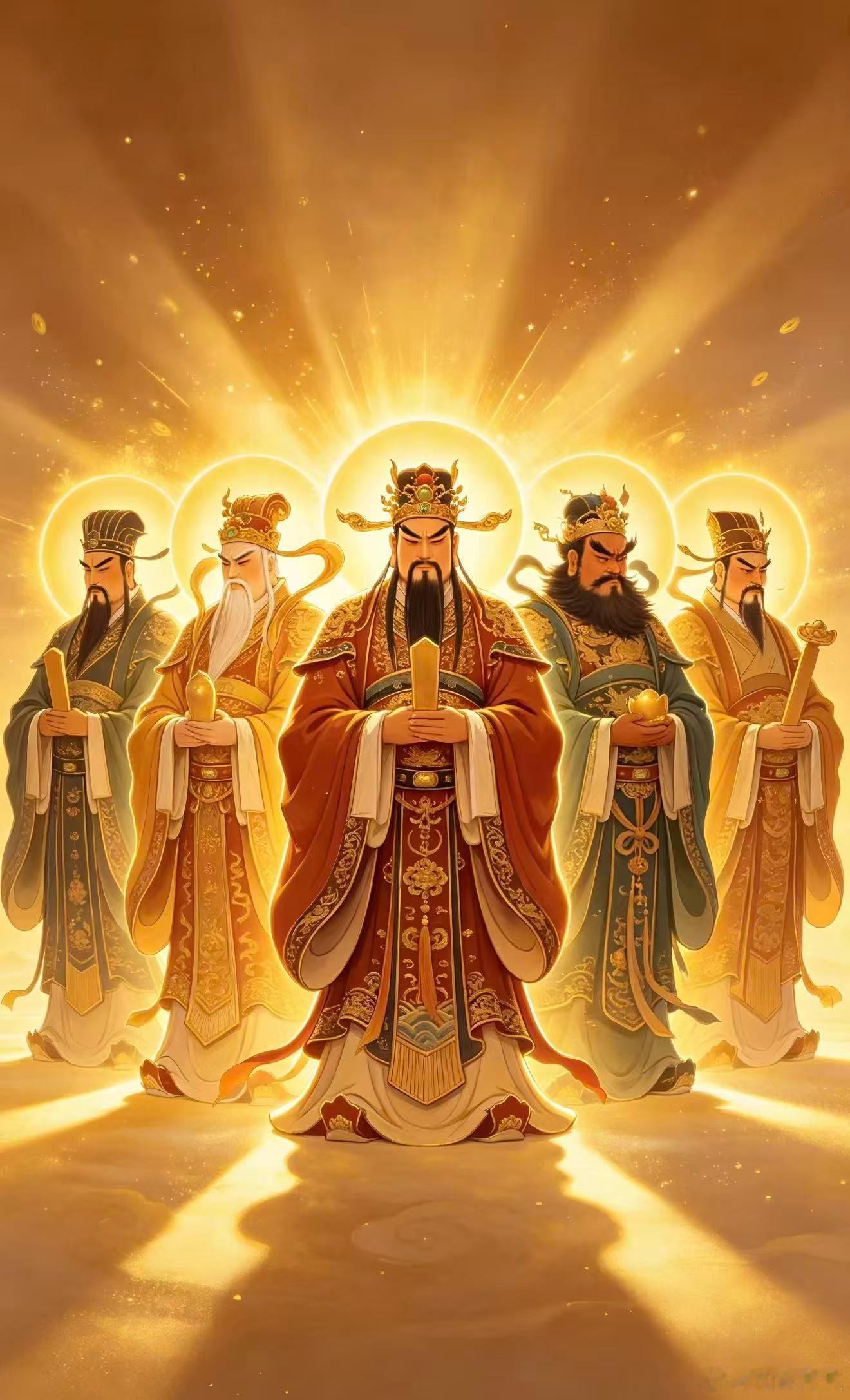 财神到，守财纳祥五路财神镇守宅院，帮你挡去无端破财与是非。合理规划收支，积蓄日渐