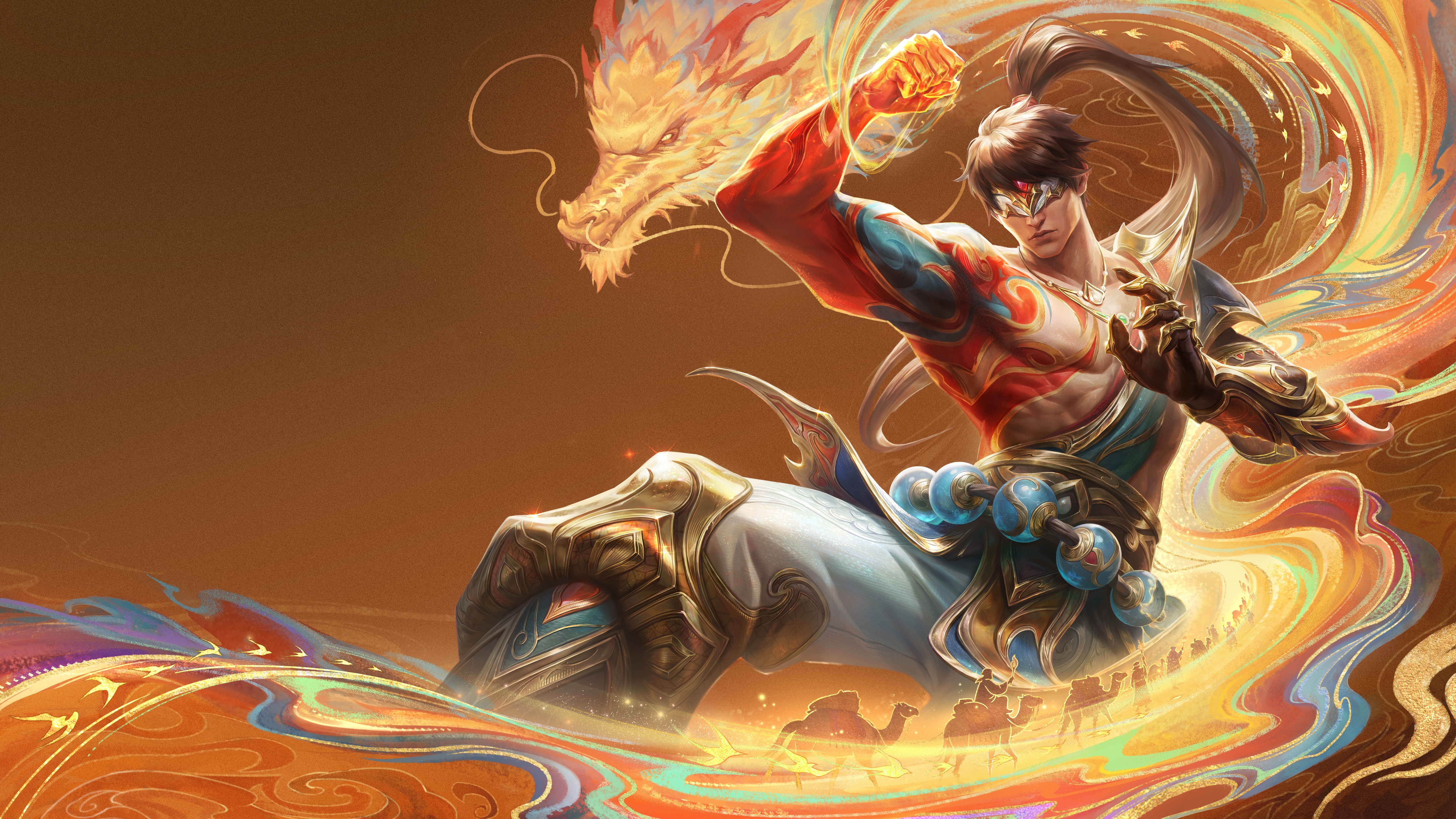 神龙尊者 圣龙李青 敦煌无相 臻彩皮肤（高清无字版）英雄联盟