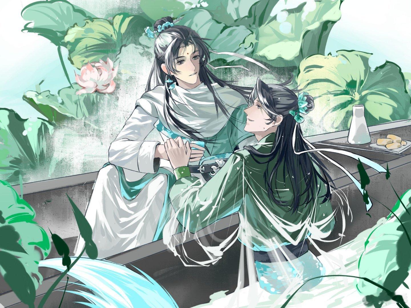慎奚[超话]小慎捡到条鱼非要跟他回家都说了少往西湖放生良缘，你看现在长出子奚美人