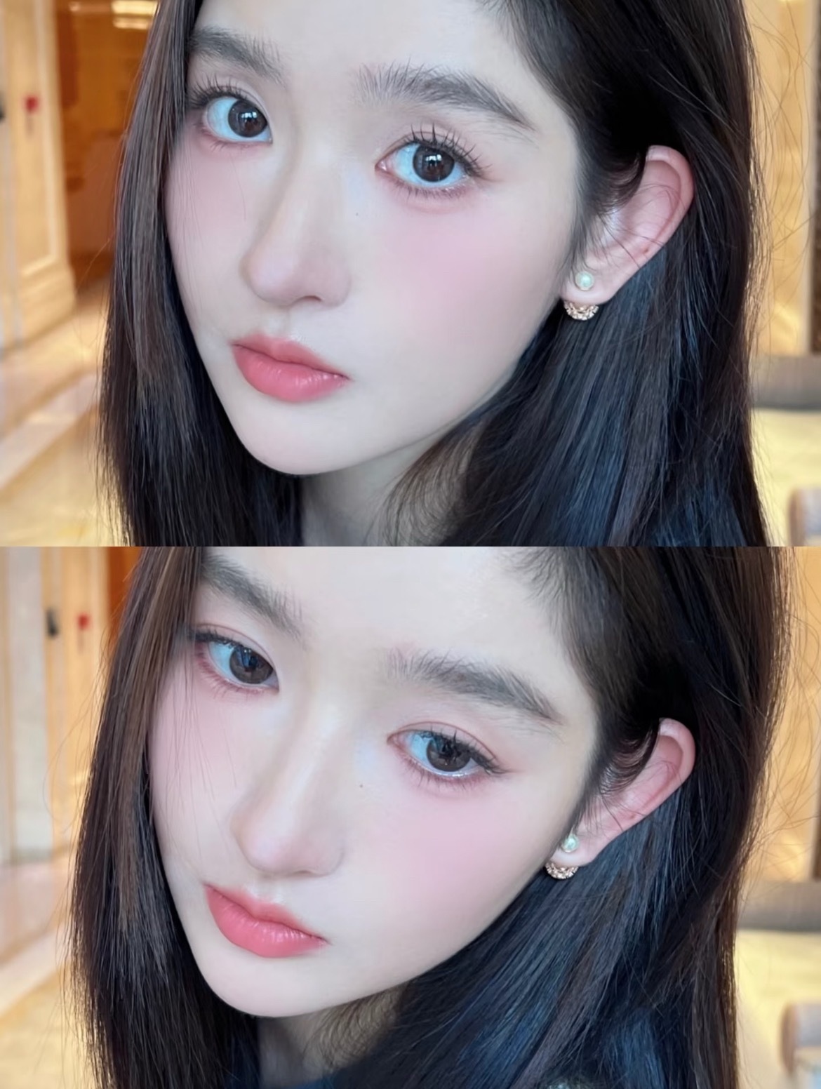 王玉雯这妆真美到心坎里了 