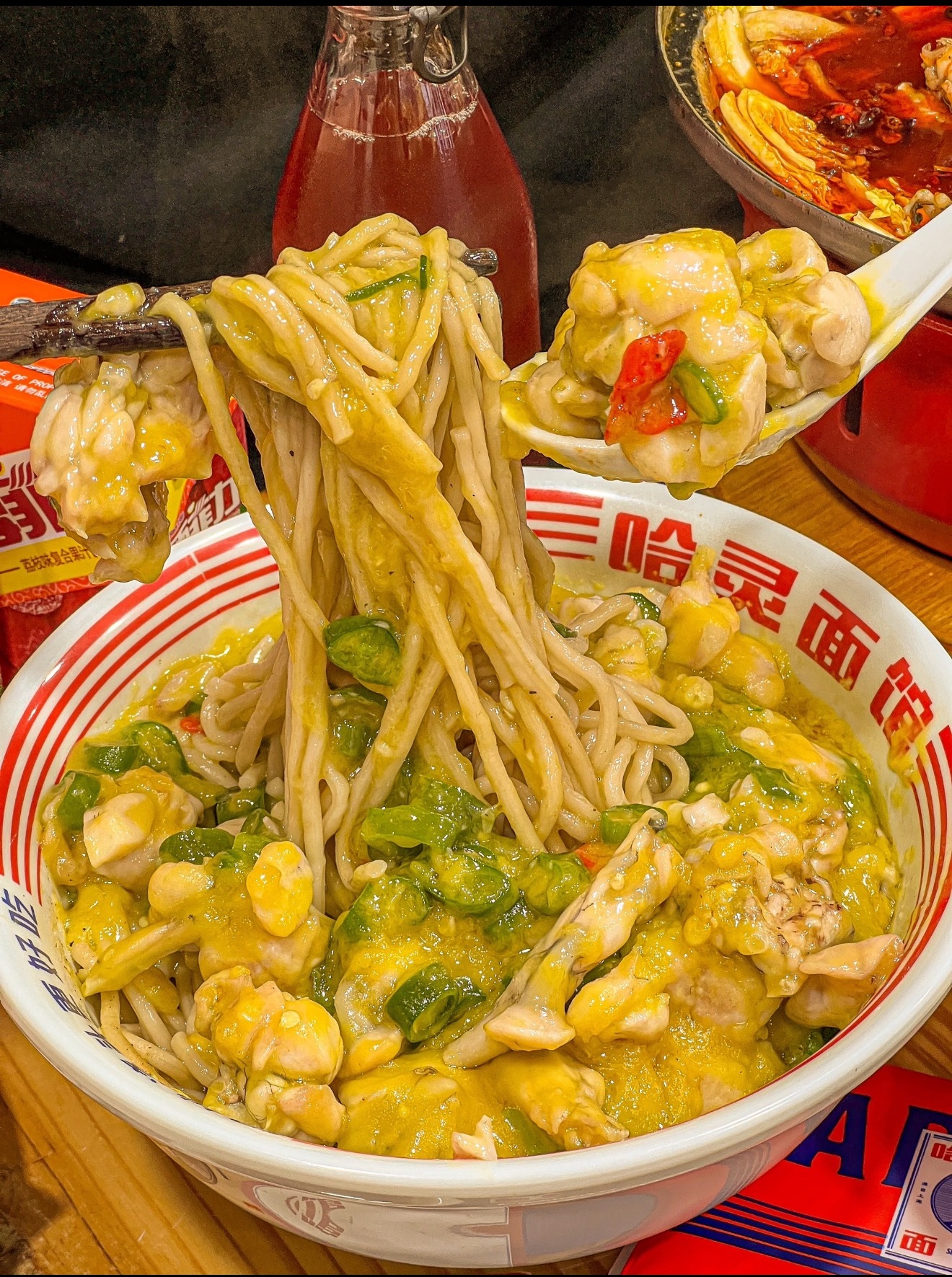 这碗上海牛蛙面被食客追着打卡为了这碗牛蛙面，可以去上海很多次！牛蛙爱好者天堂，牛