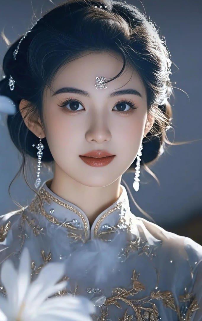 古典美人，花中仙子，惊艳时光