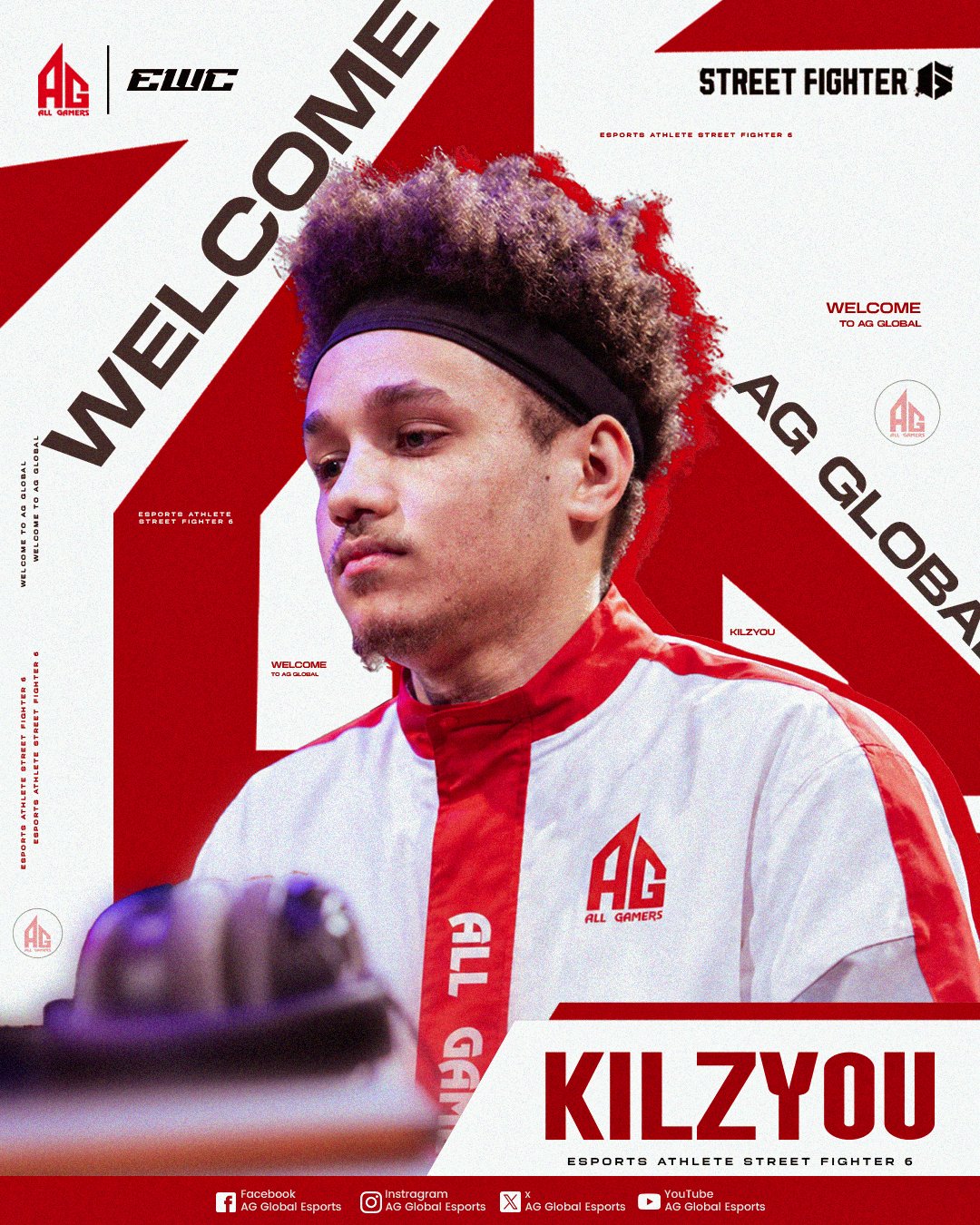 AG发布人员变动公告：第12届卡普空杯亚军Kilzyou加入队伍