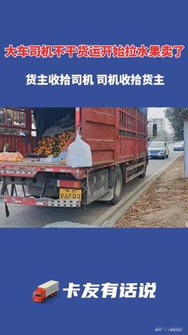 货运司机街头卖水果？这是他们的生存突围战
 
“大车司机不卖货，改卖水果了？”别
