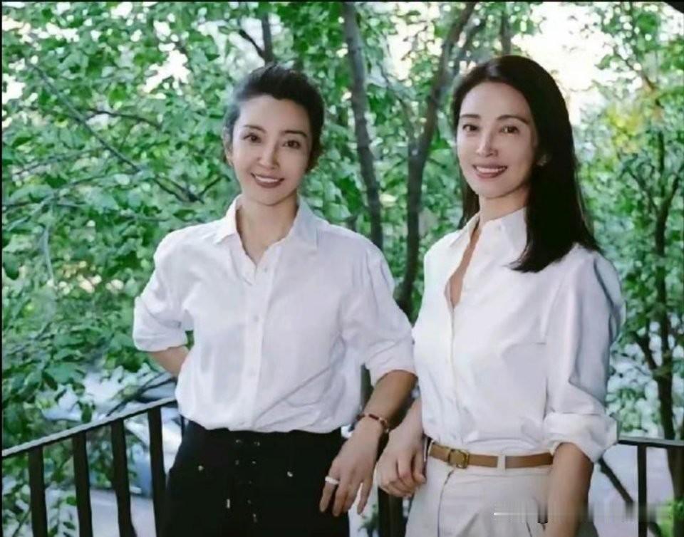 李冰冰晒出与妹妹李雪的合照，我瞬间愣住三秒，这哪里是姐妹，分明就是复制粘贴嘛！基