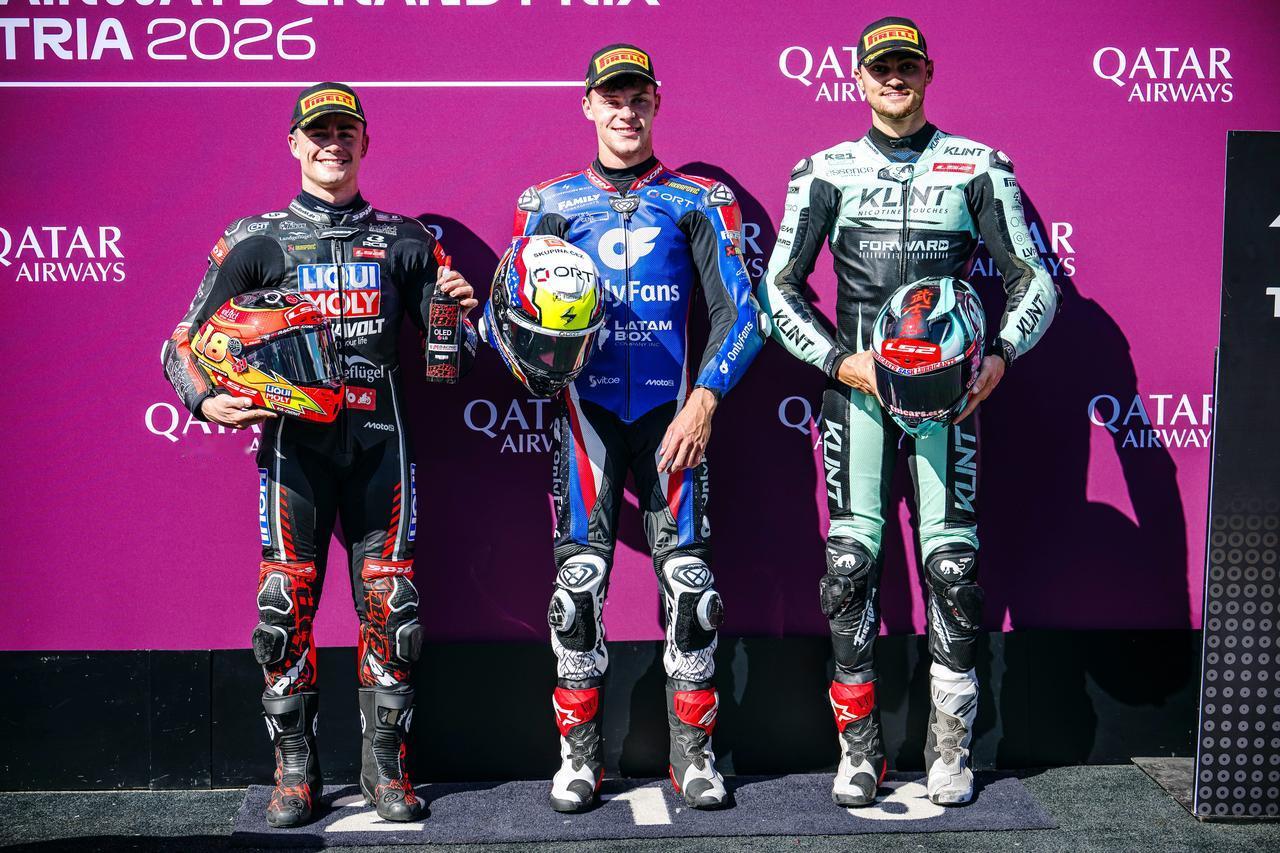 2026 MotoGP 奥地利站：Moto2、古瓦拉夺冠

FIM GP 世界锦