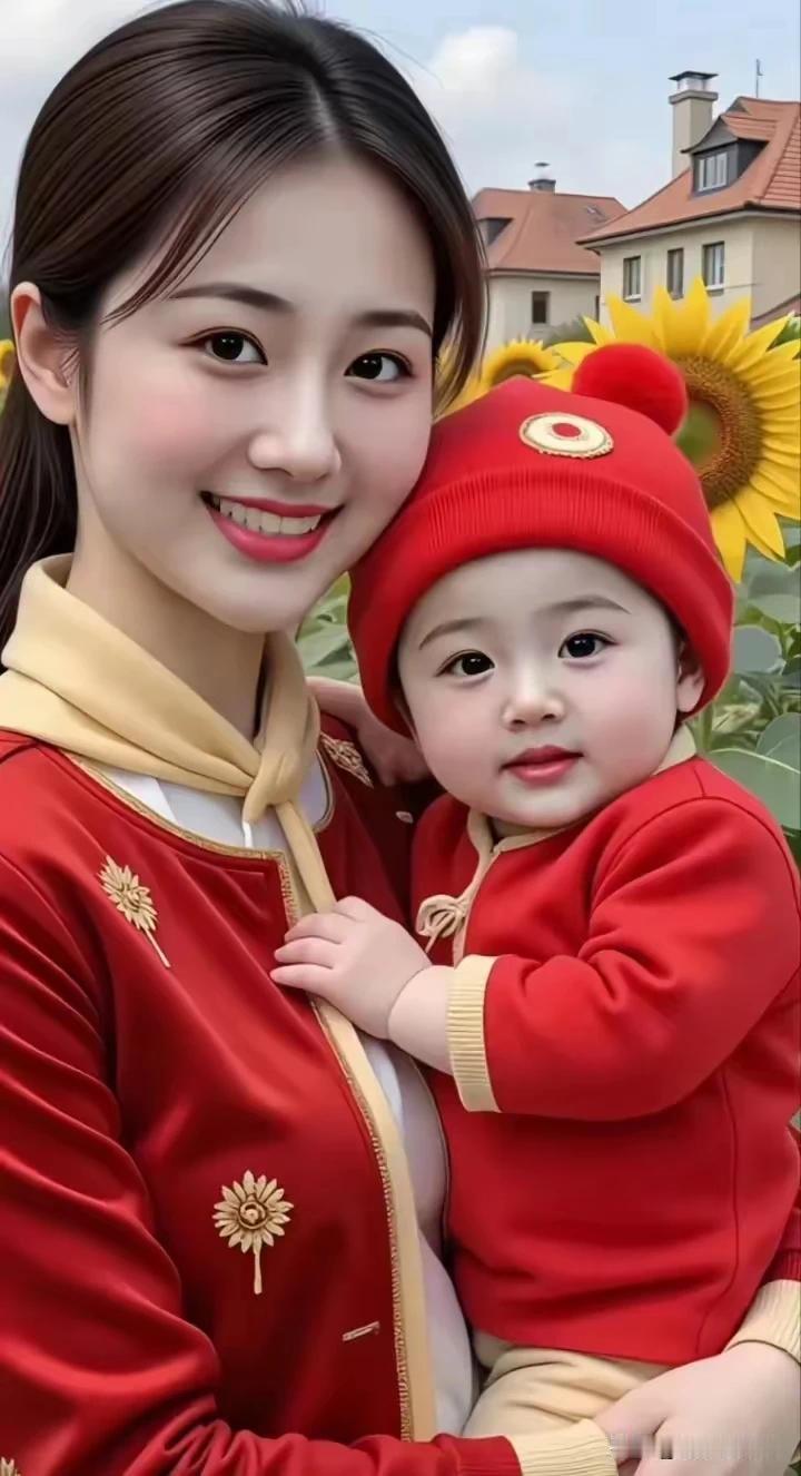 女人历代皆为宝，
 能生育儿不可少。
 善良纯朴手还巧，
母爱伟大把心操。
