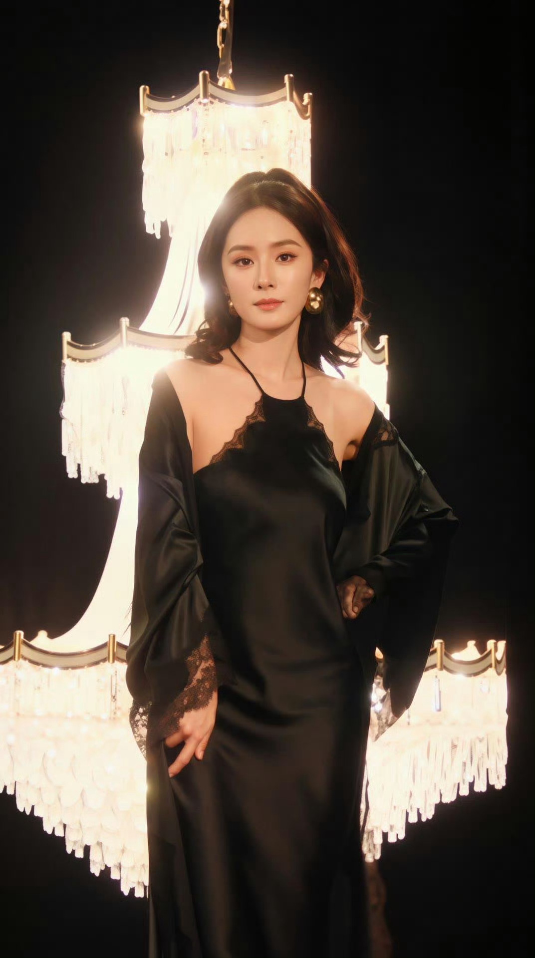 杨幂什么都没露 却性感的要命 
