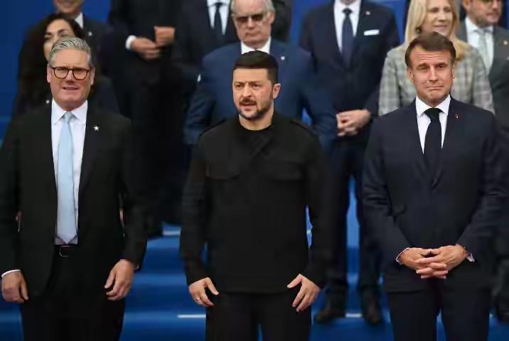 英法德领导人发表联合声明，反对美国的和平协议，重申对乌支持…

特朗普，不靠谱。