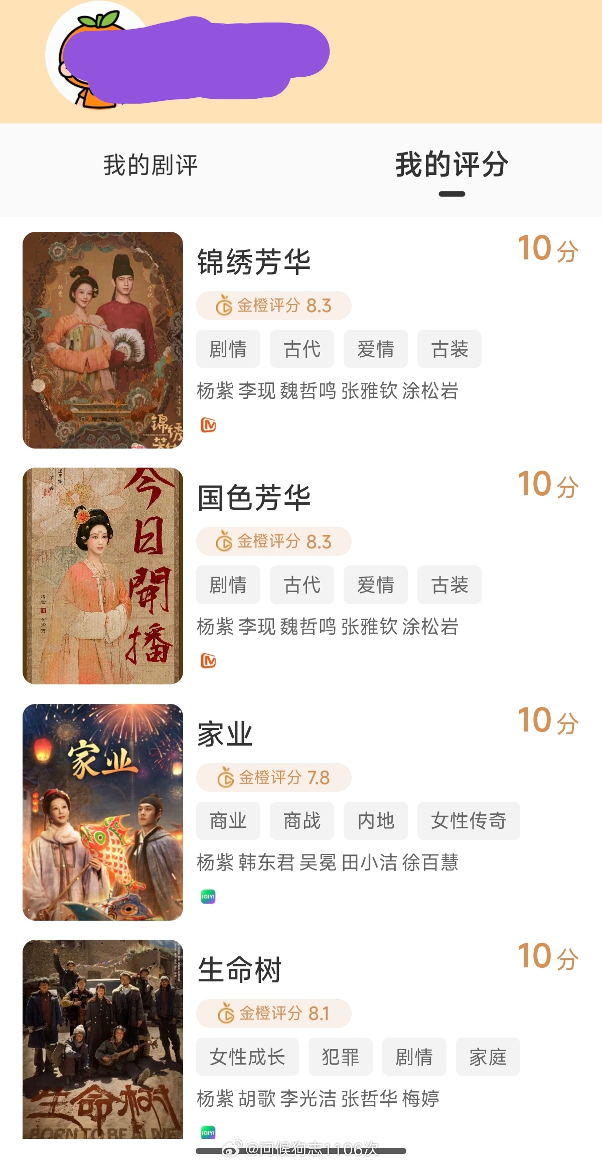 滴滴滴 给紫的剧10分长剧评🙋 