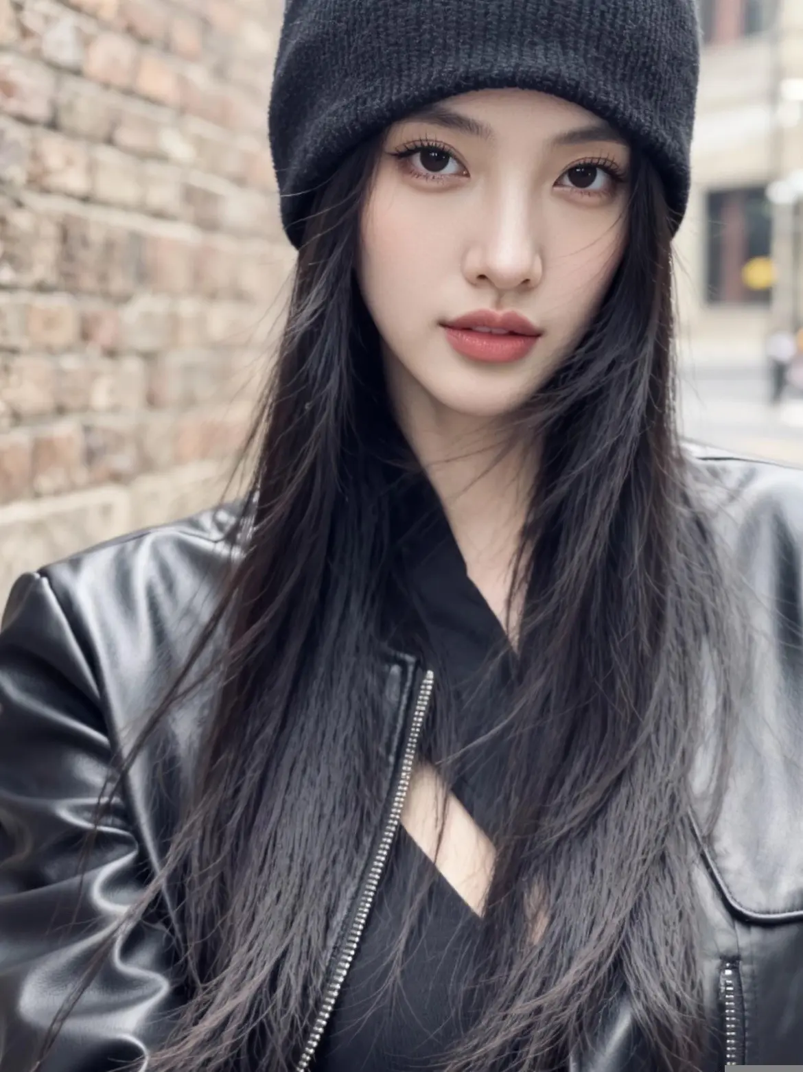 AI冷感皮装照 随变ai随便玩 玩法合伙人计划 ai创作 随变一拍都很夯