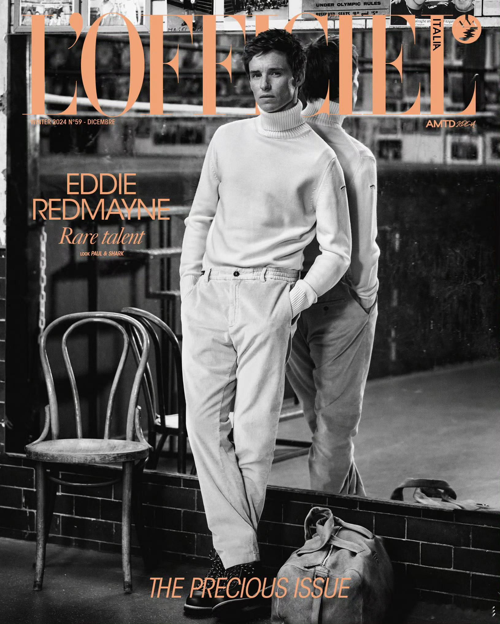 [心]“小雀斑” 埃迪·雷德梅恩  登上意大利《L'OFFICIEL》杂志新刊封