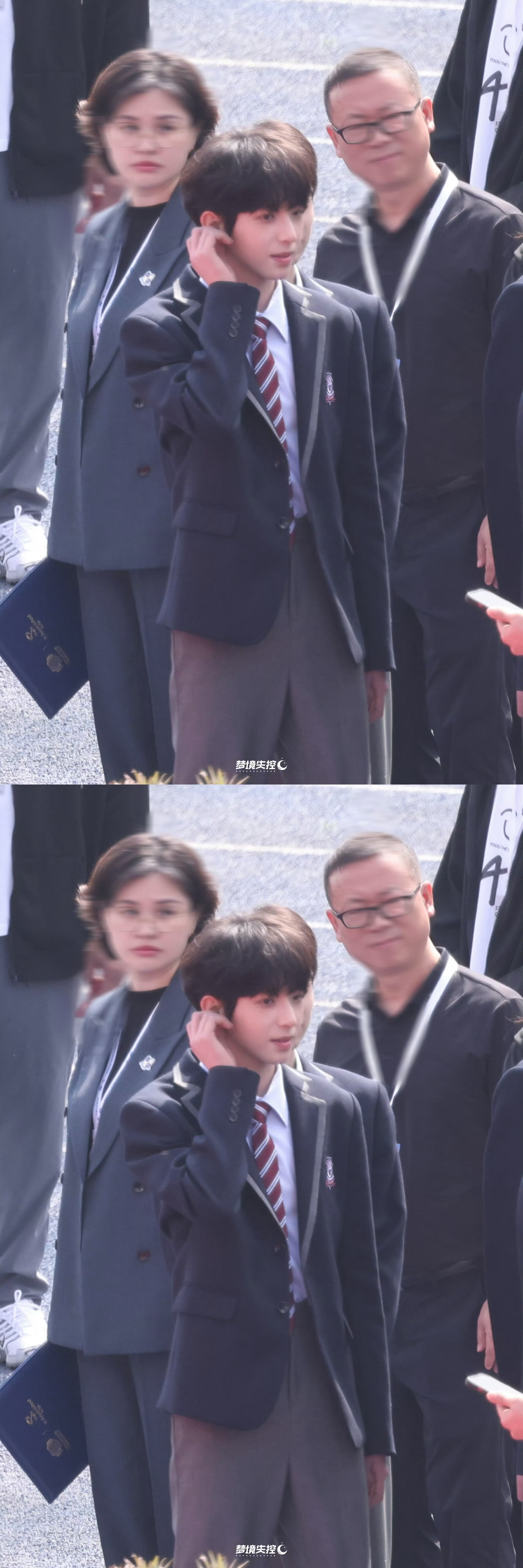 我们的少年时代2开机日.陈浚铭新剧开机造型陈浚铭我们的少年时代2开机造型路透，好