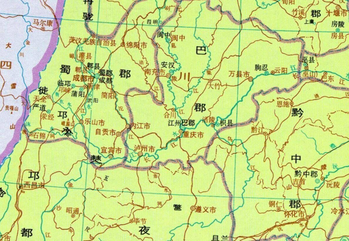 东汉中叶，时任巴郡太守但望认为辖域幅员面积大、山势阻隔多，行政管理颇有不便，遂向