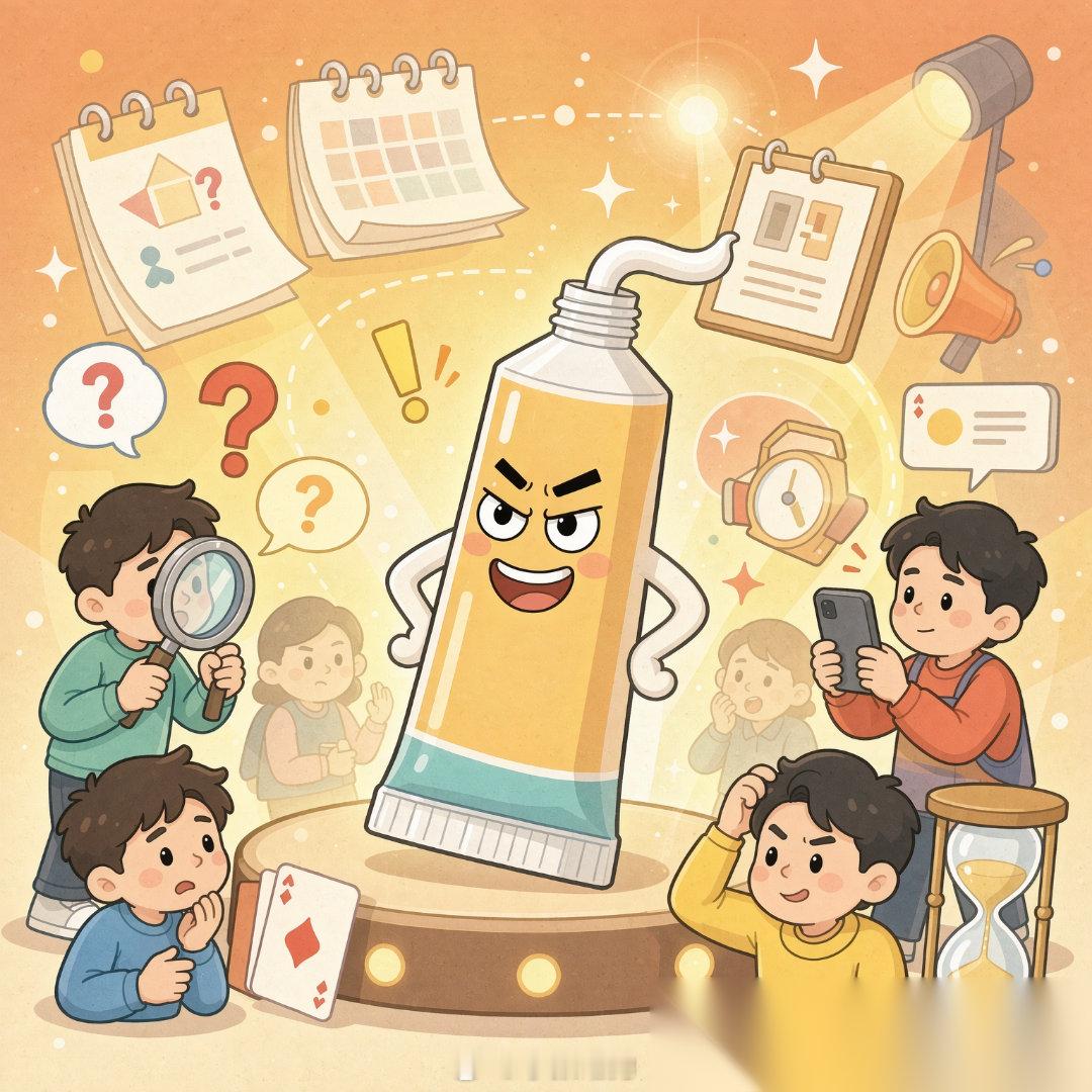 以前官宣是"哐当"一下砸你脸上，现在是挤牙膏，一天挤一点，挤到你心痒痒。我家那闺