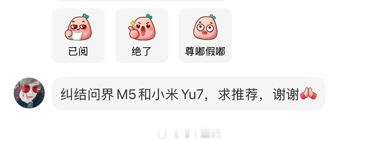 粉丝私信：问界M5和小米YU7怎么选？ 