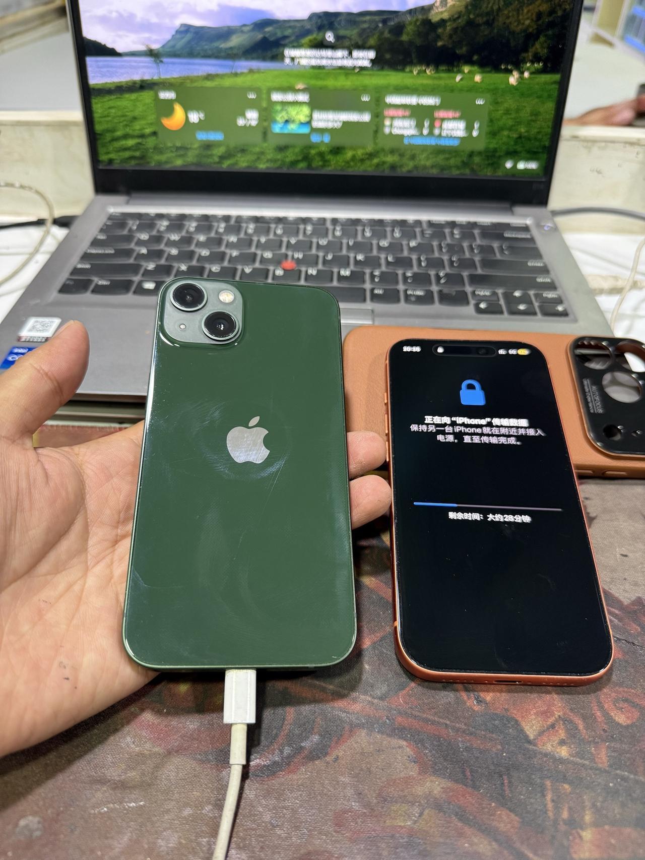 13 256g置换带走绿色iphone