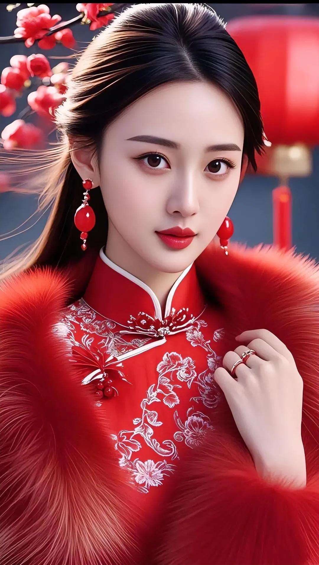 东方美人，红妆盛典，华贵典雅端庄娴熟东方佳人姿 人间佳丽风景线