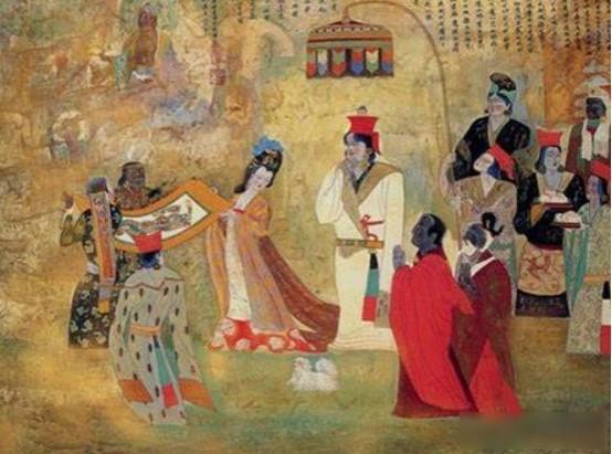 650年，松赞干布病逝，文成公主被逼迫殉葬。当这件事情传到唐高宗李治耳中时，李治