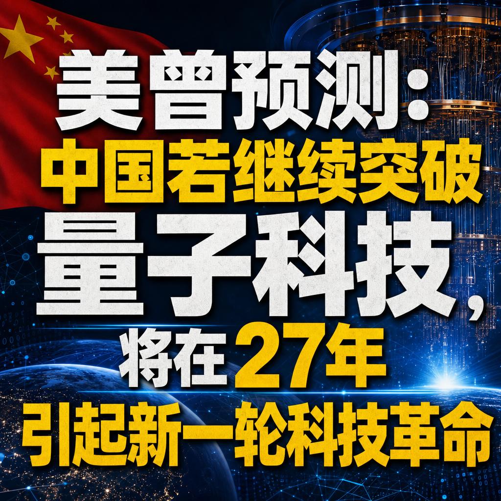 中国量子科技加速突破 美方2027格局洗牌预言临近
三年前，华尔街日报和兰德公司