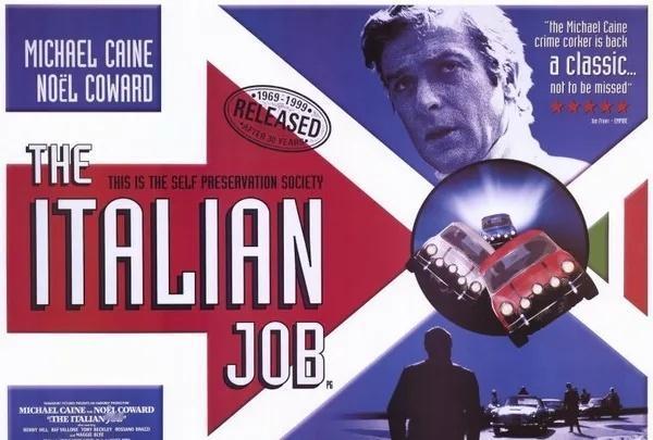 1969年的英国电影 《意大利任务》堪称犯罪喜剧的里程碑，其中多个桥段被后期的影