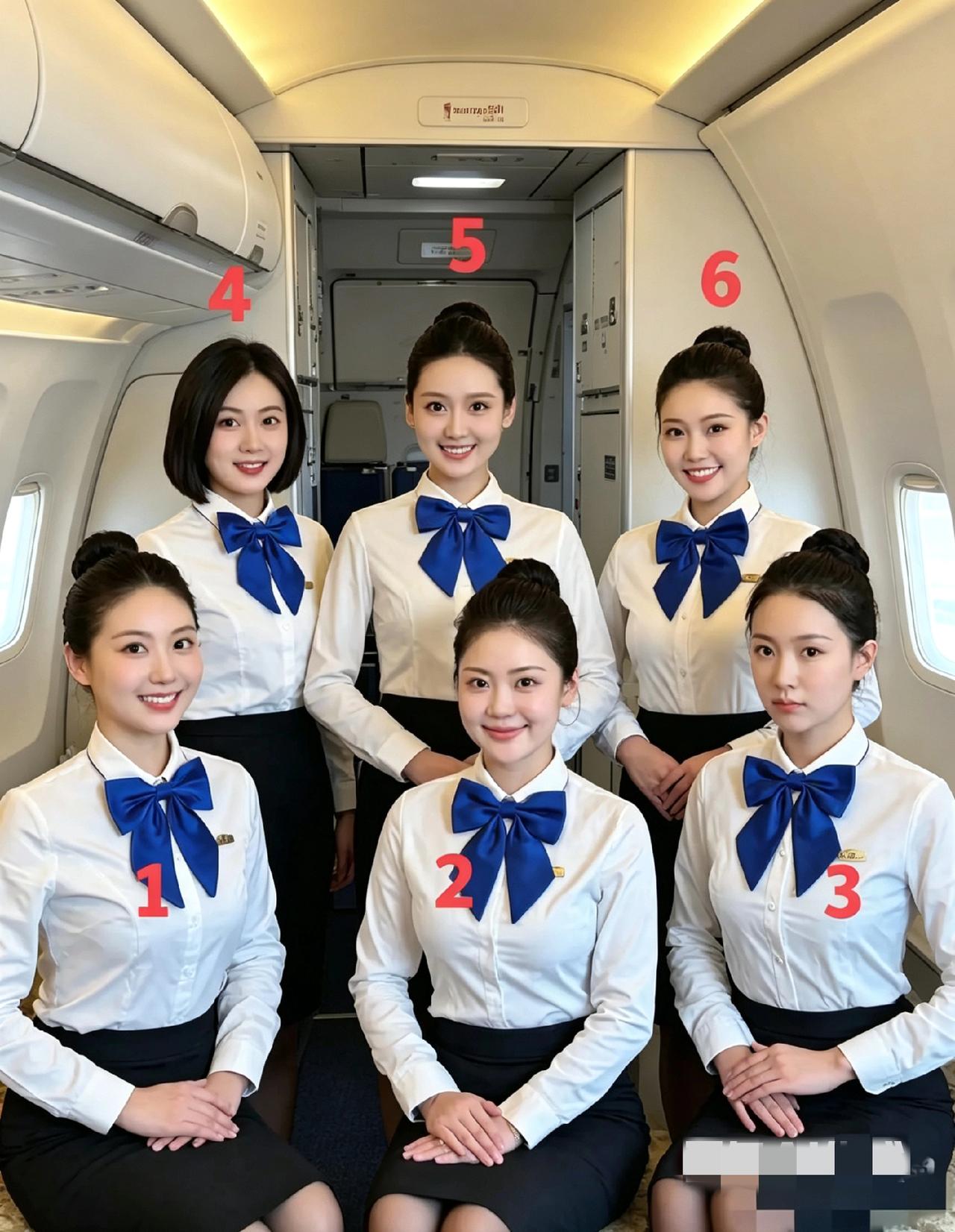 在这几位空姐当中，选一个做老婆，你觉得哪个最适合过日子？