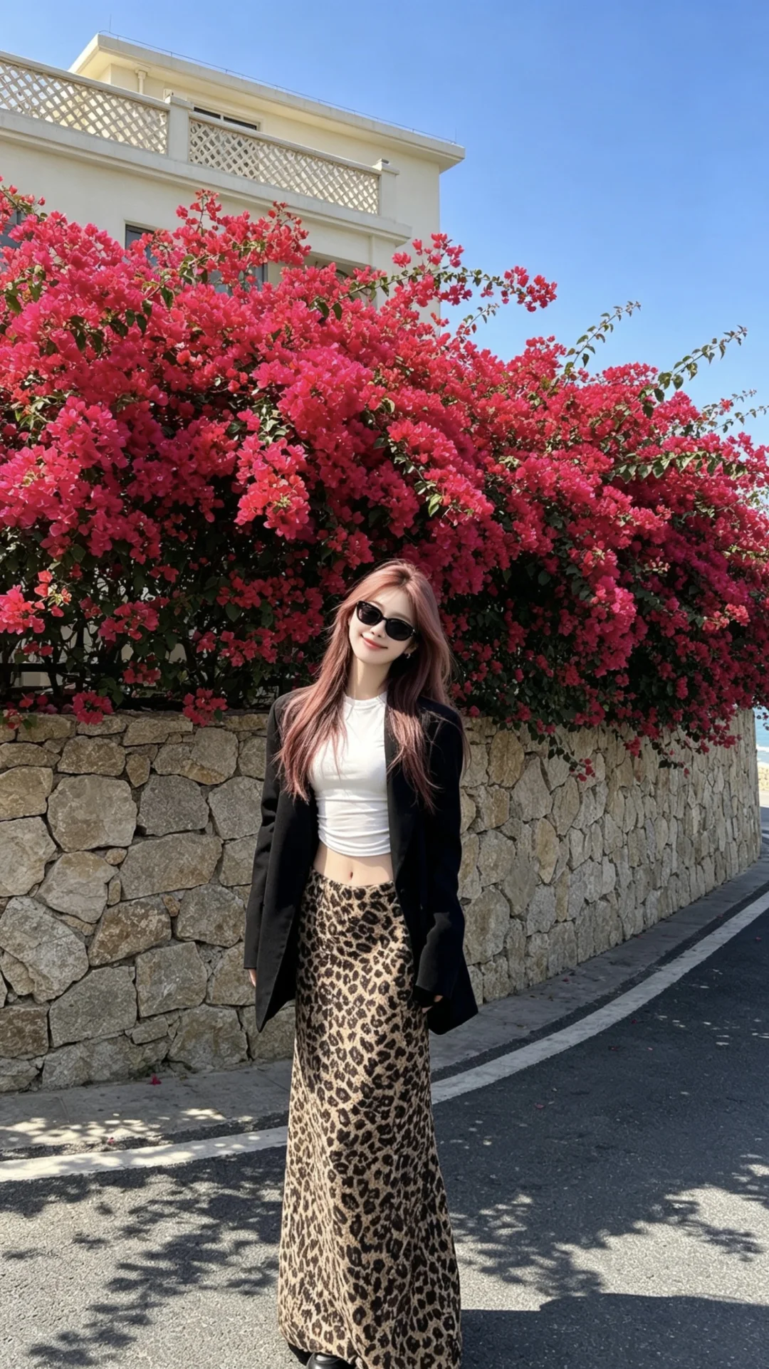 怎么会有这么美的豹纹裙～