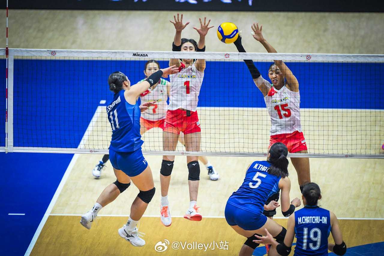 日本队技术统计｜泰国女排3比1日本女排石川真佑23分，51扣19中，6失误被拦，