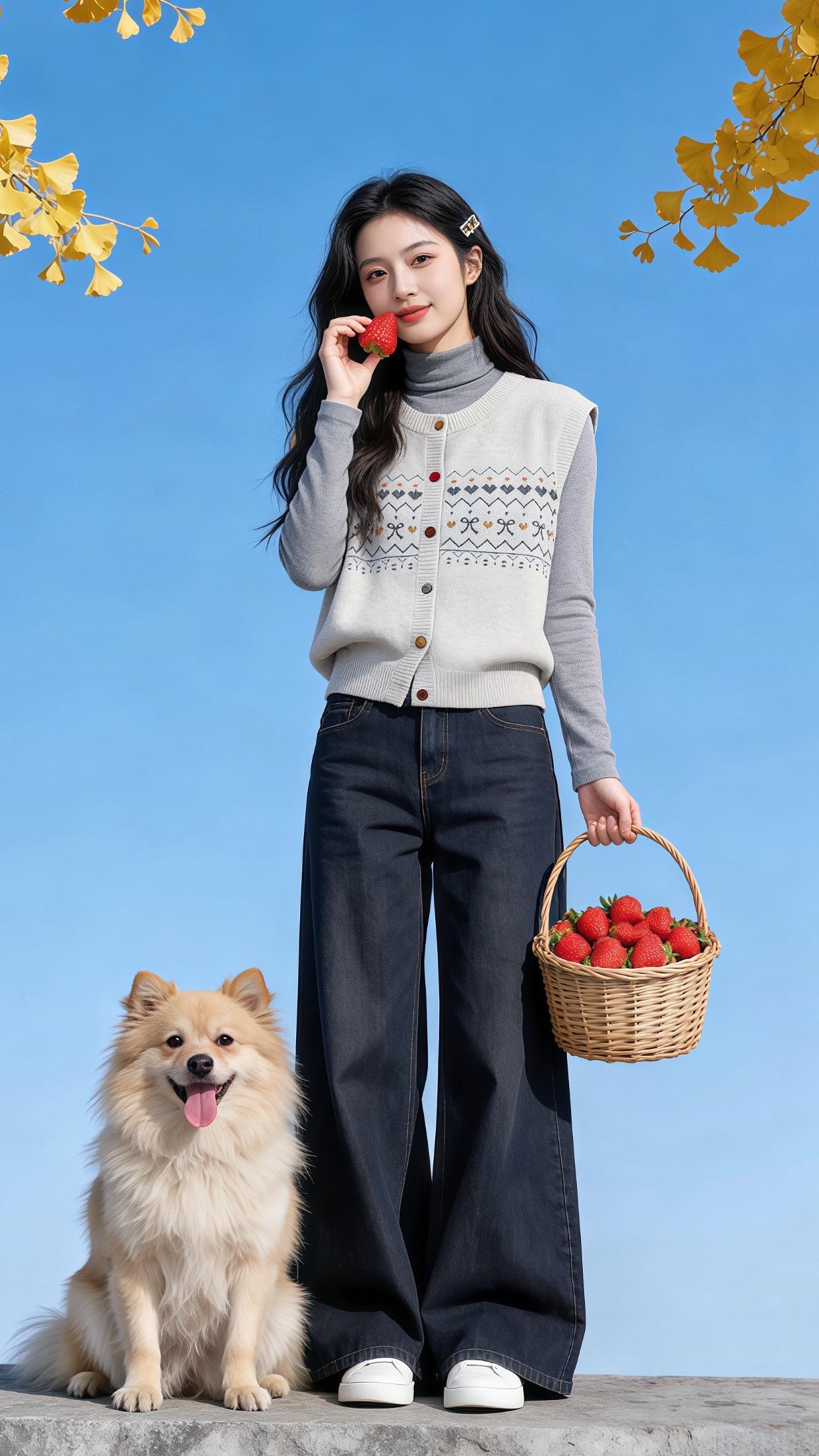 针织马甲 脱下外套也体面的秋冬内搭 冬季穿搭思路 秋冬韩系氛围感穿搭 ...