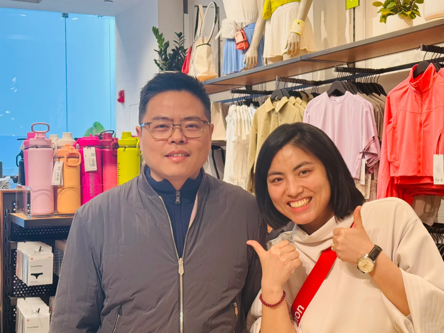 lululemen邂逅粉丝，开心😄