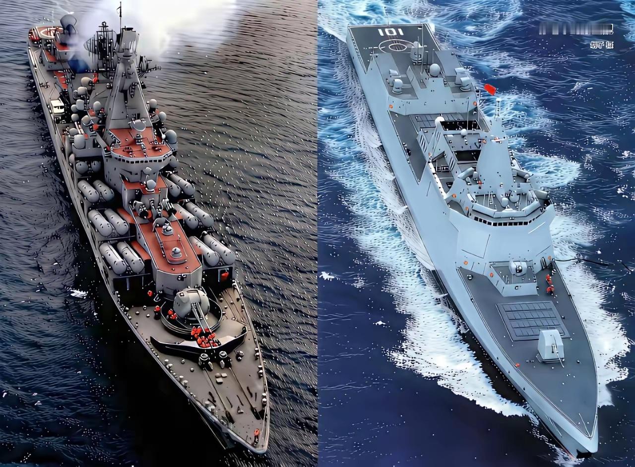 这两艘大驱诺是在海上相遇，谁更胜一筹？ 