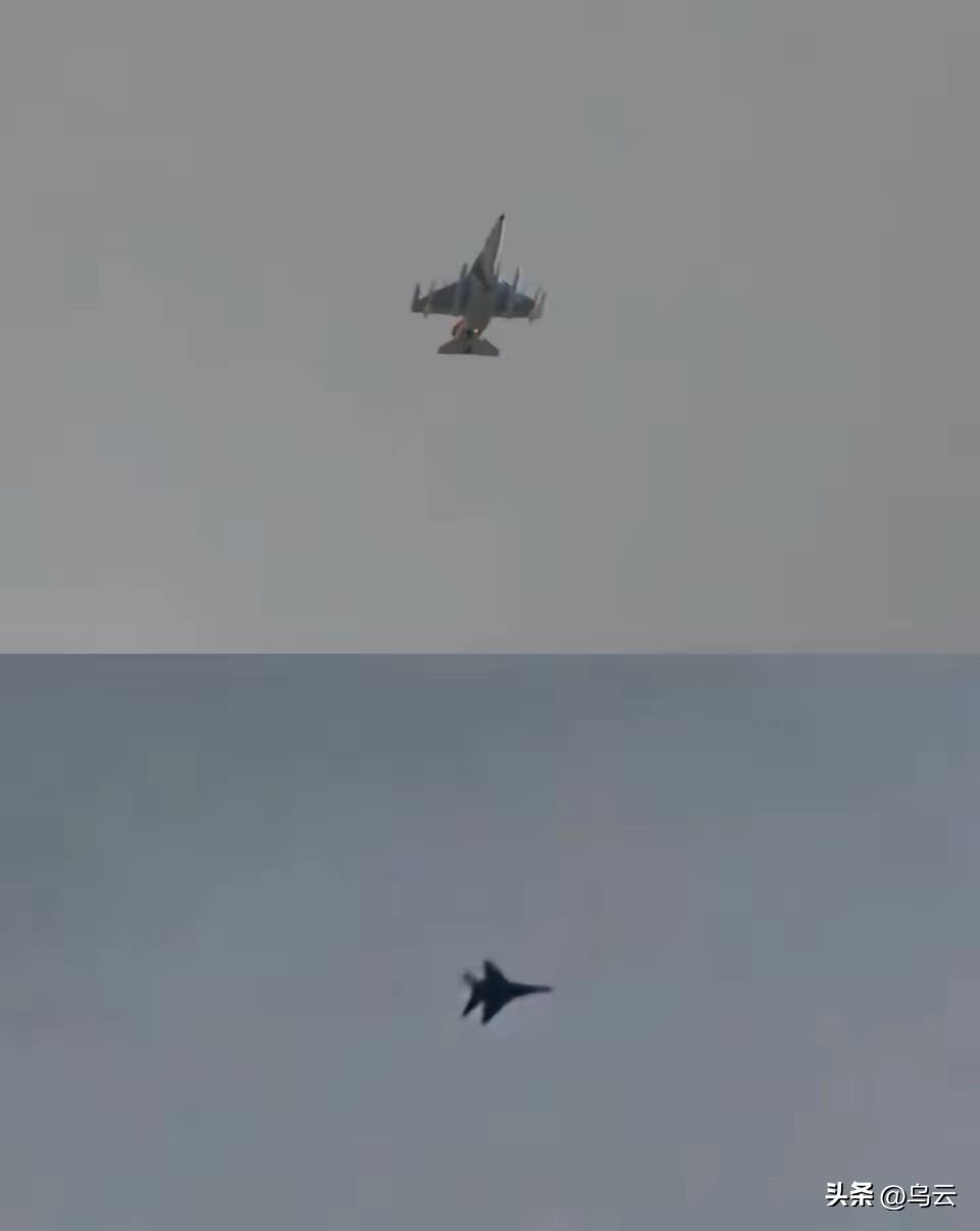 在德黑兰上空的伊朗领空发现了米格-29A多用途战斗机以及雅克-130战斗教练机的