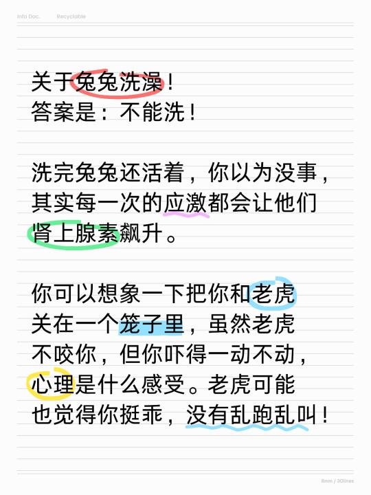 关于兔兔洗澡很乖很喜欢的误解