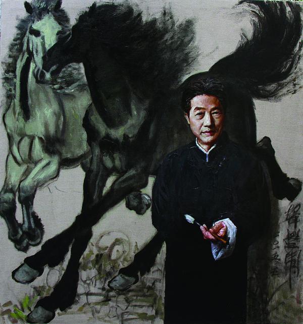 1939年1月，徐悲鸿带着一千多幅作品坐船到了新加坡。下船时他对记者说了一句话：
