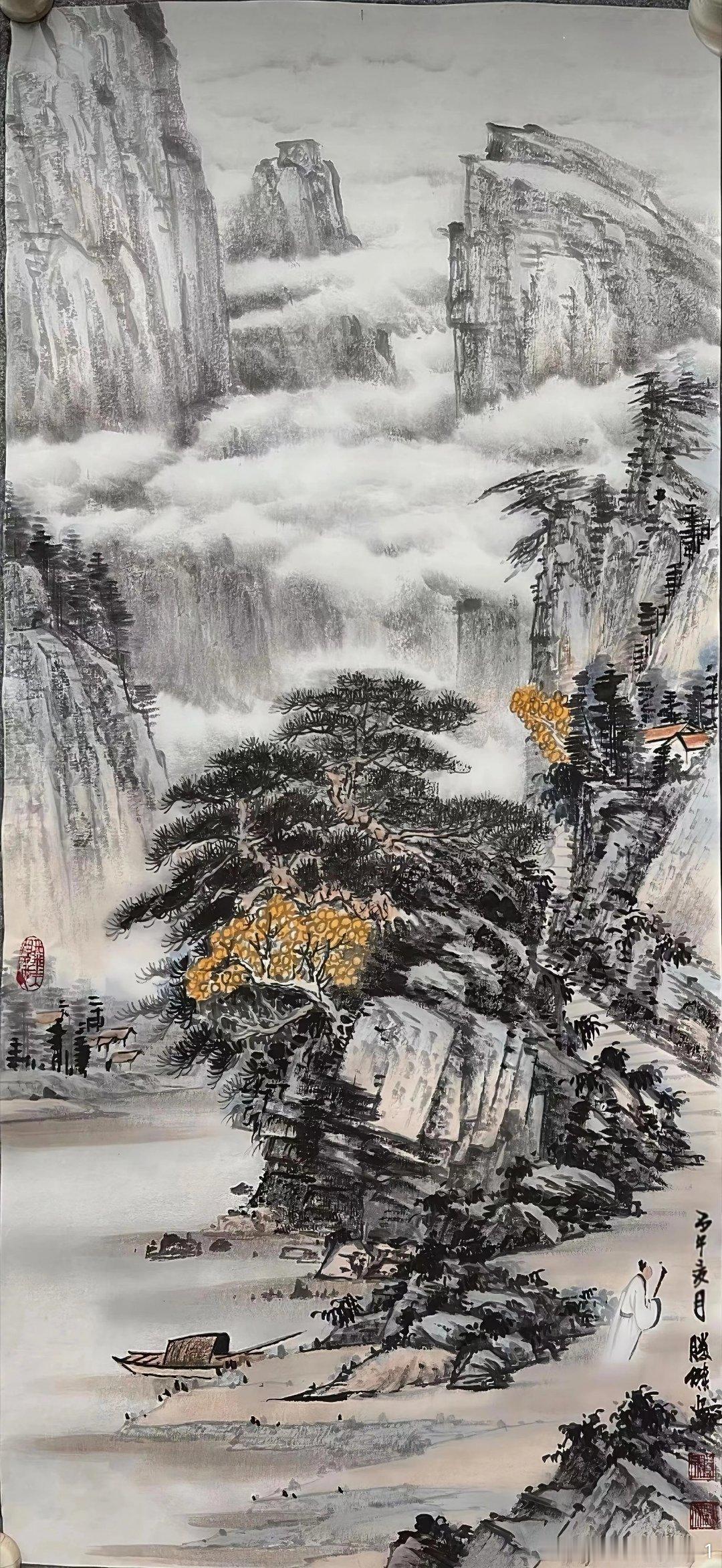 名家作品友情代理推荐分享【陈胜杰】著名画家，国家一级美术师，中国美术家协会会员，