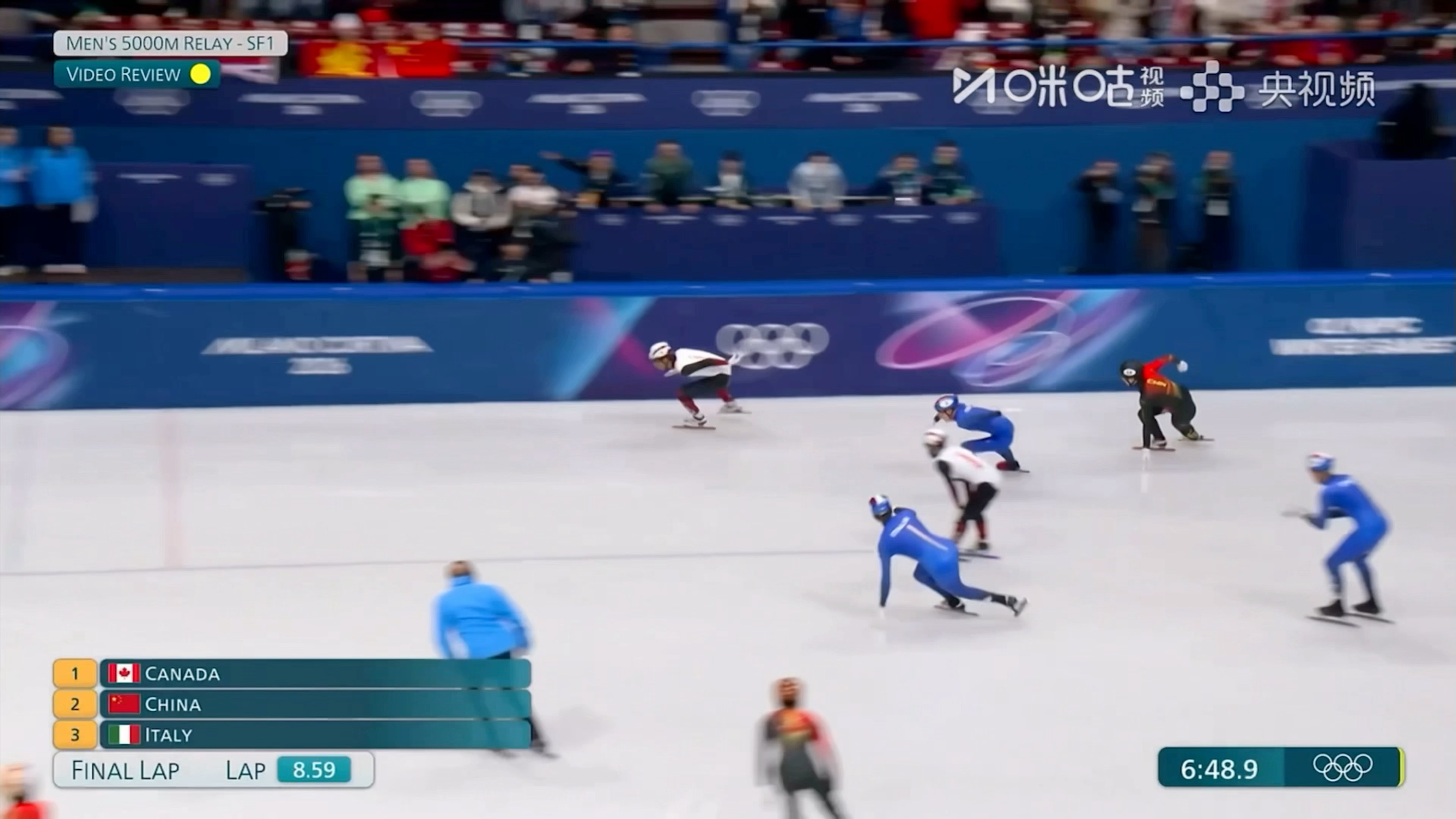 中国短道队男子5000米无缘决赛心理委员我不得劲。。。中国短道速滑｜冬奥会
