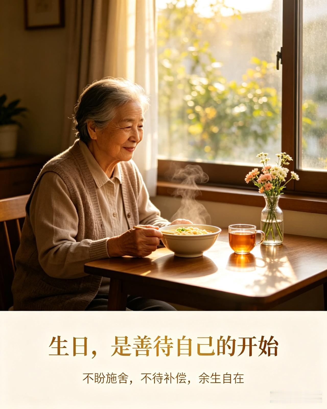 人至晚年，最佳的福气：取悦自我，自在度余生
人生一世，历经半生风雨，看遍人间烟火