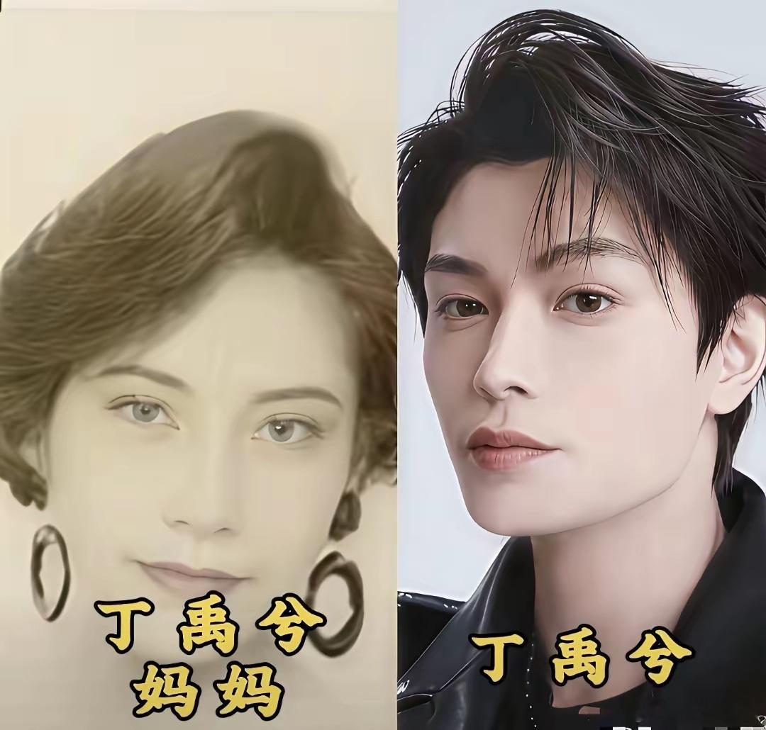 终于get到丁禹兮帅气的来源了！丁妈妈身上自带复古港风气质，温柔又明艳，一颦一笑
