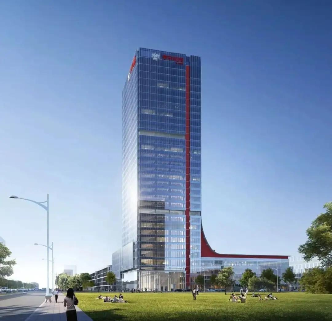 江苏宿第一高楼投入使用
这是京东在宿迁投资一座叫京东智慧城的主塔楼。一百五十多米