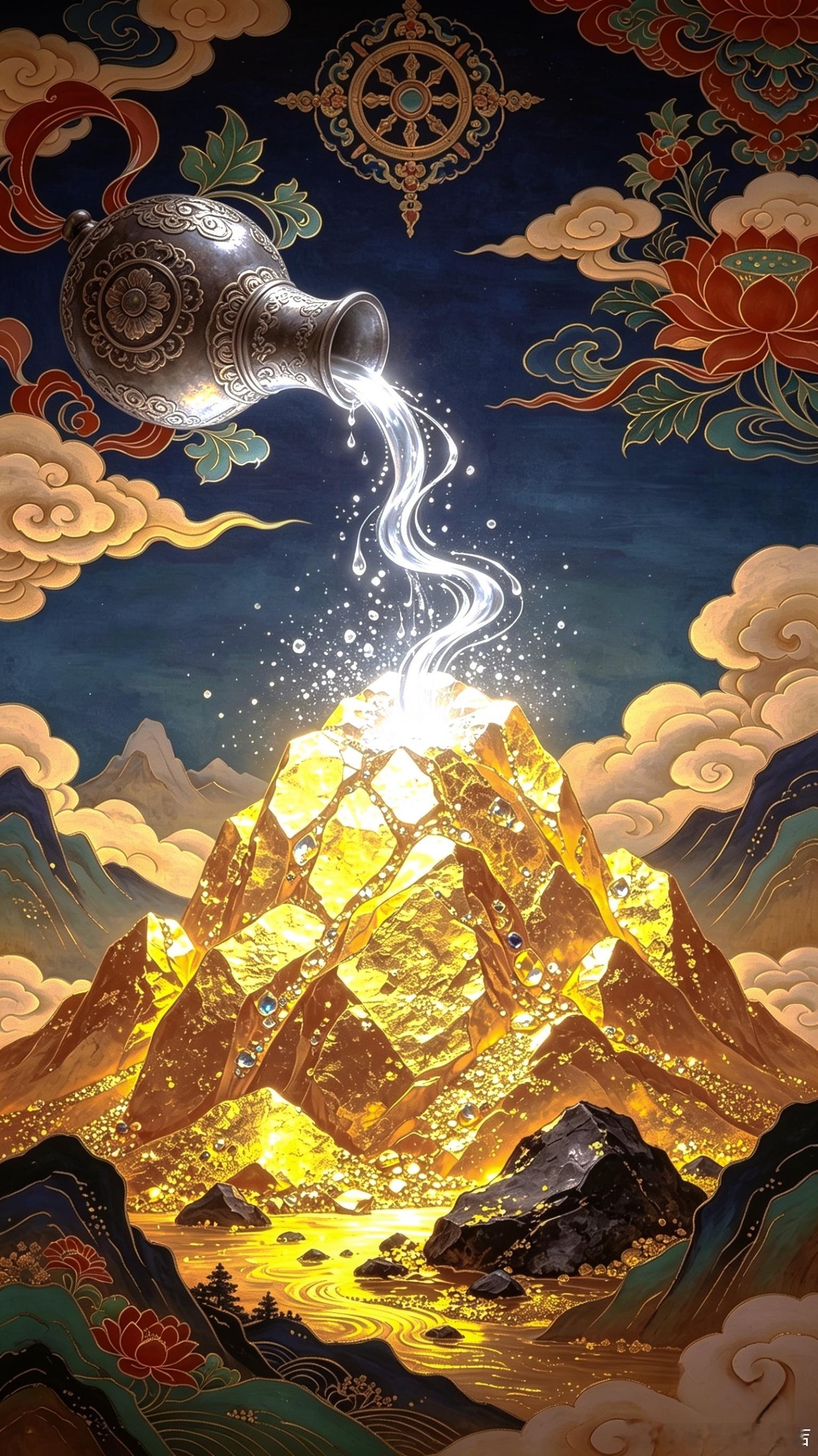 菩提心，乃犹如点金剂。点金剂一两，可化千两凡铁悉成黄金，而药剂本身却未有分毫损耗