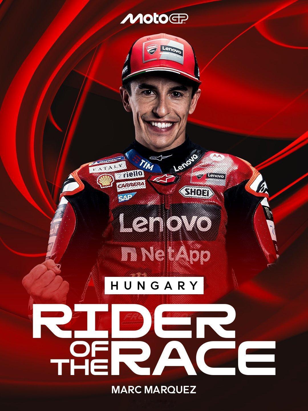 本周末车迷投票最佳车手 Marc Márquezmotogp