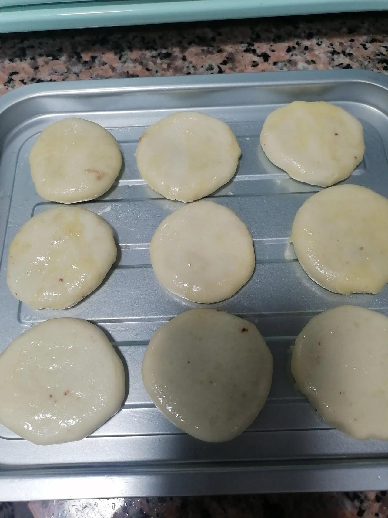 #美食分享#红豆饼，酥酥脆脆。